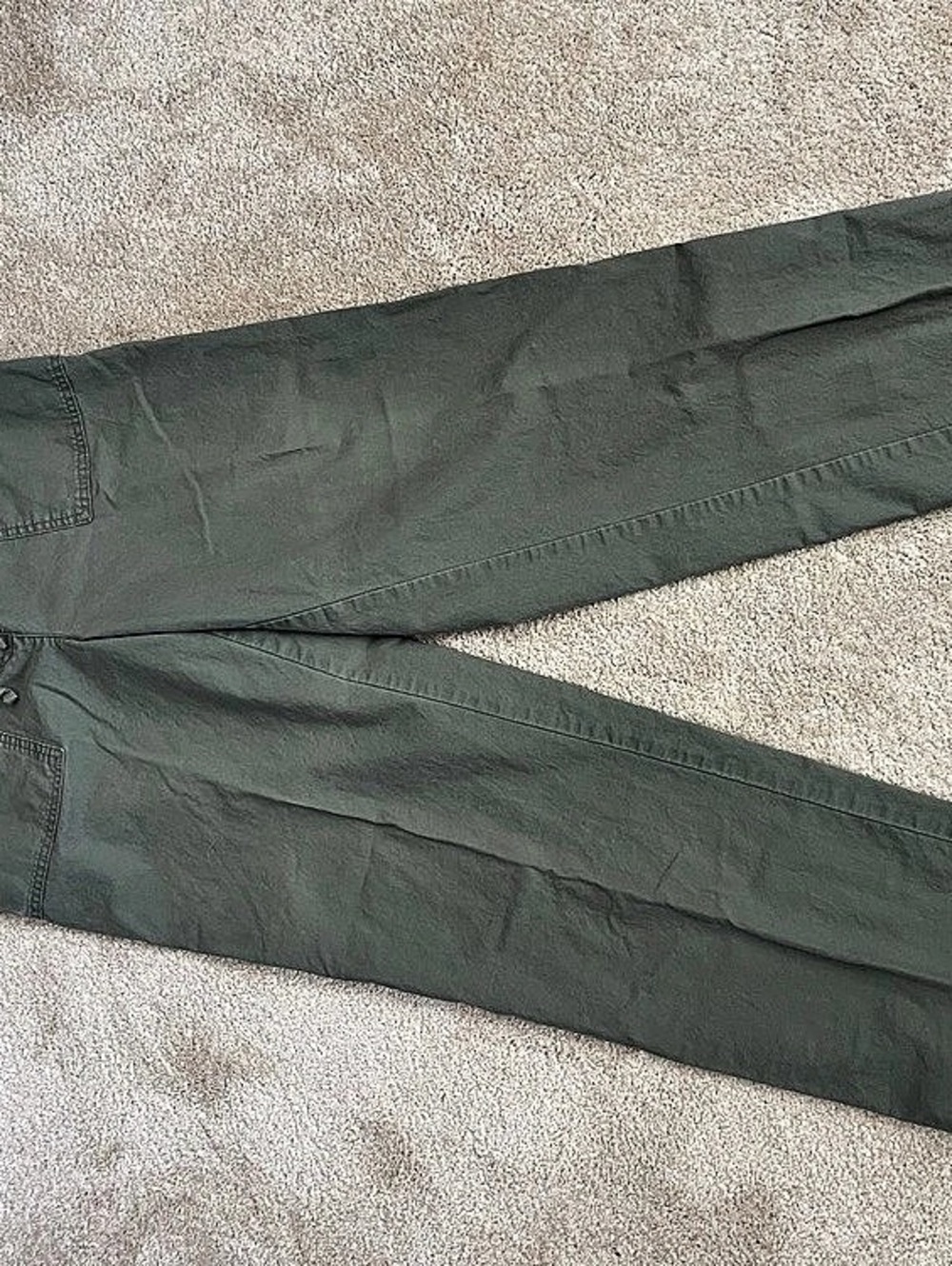 L.L.Bean Classic Fit Cotton Jogger Pants in Green Size Medium